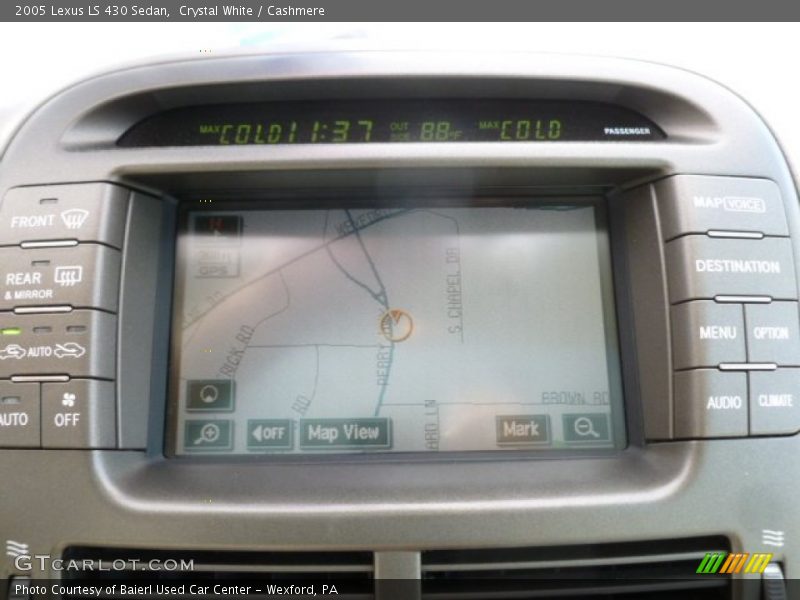 Crystal White / Cashmere 2005 Lexus LS 430 Sedan