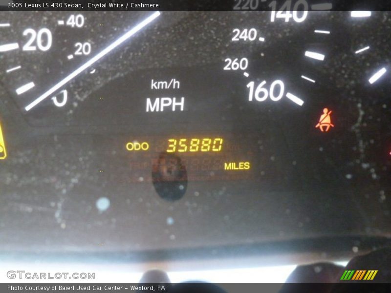 Crystal White / Cashmere 2005 Lexus LS 430 Sedan