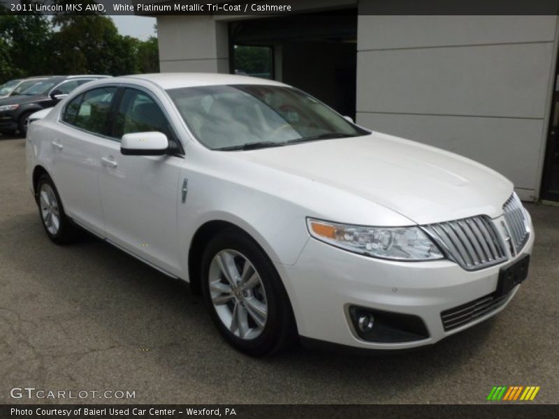 Front 3/4 View of 2011 MKS AWD