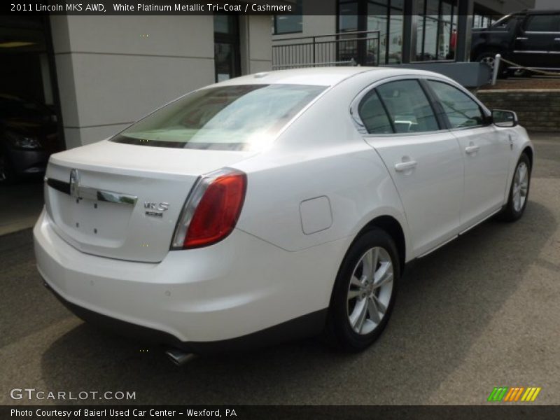  2011 MKS AWD White Platinum Metallic Tri-Coat