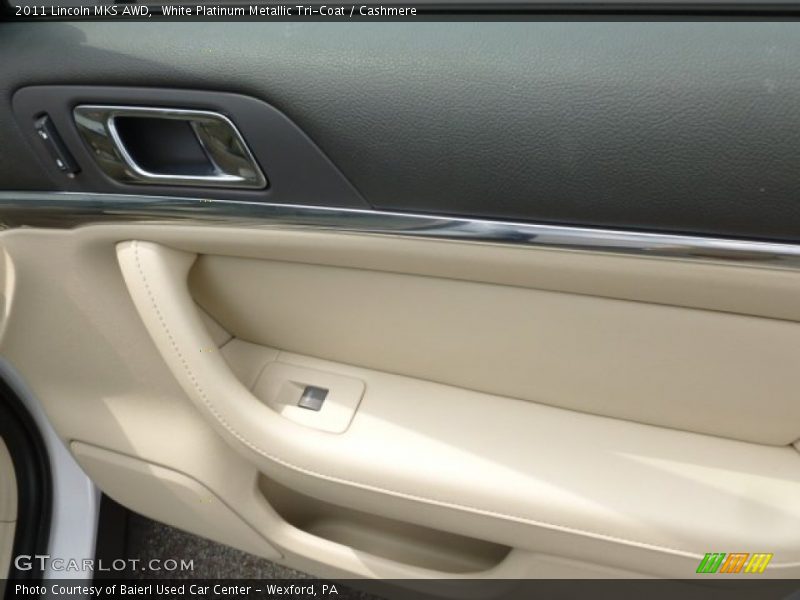 White Platinum Metallic Tri-Coat / Cashmere 2011 Lincoln MKS AWD