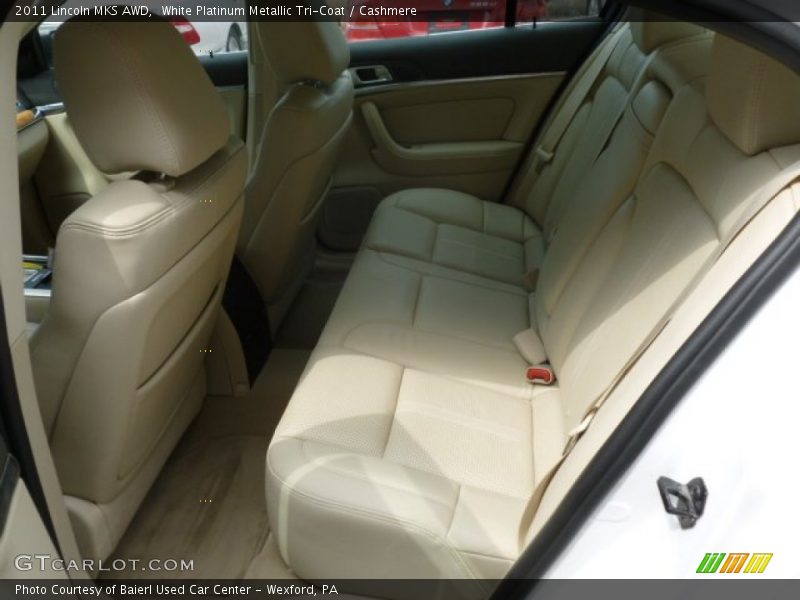 White Platinum Metallic Tri-Coat / Cashmere 2011 Lincoln MKS AWD