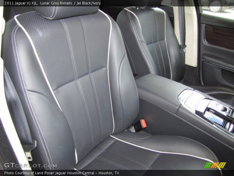 Lunar Grey Metallic / Jet Black/Ivory 2011 Jaguar XJ XJL