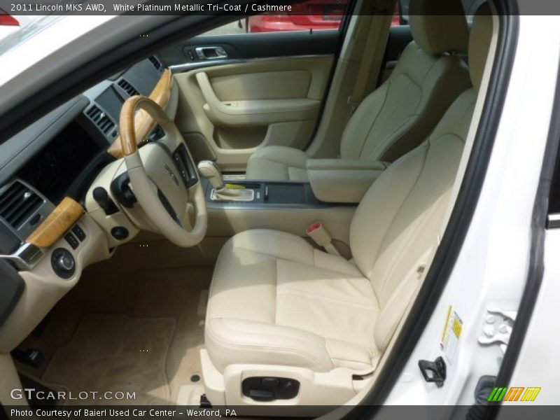 Front Seat of 2011 MKS AWD