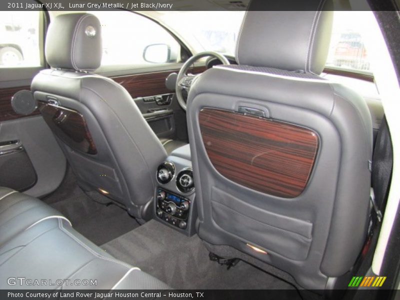Lunar Grey Metallic / Jet Black/Ivory 2011 Jaguar XJ XJL