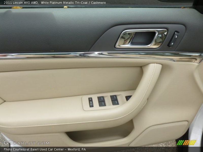 White Platinum Metallic Tri-Coat / Cashmere 2011 Lincoln MKS AWD