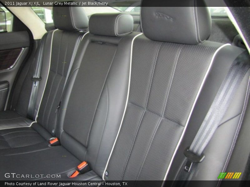 Lunar Grey Metallic / Jet Black/Ivory 2011 Jaguar XJ XJL