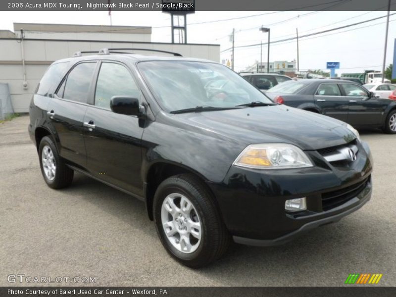 Nighthawk Black Pearl / Saddle/Black 2006 Acura MDX Touring