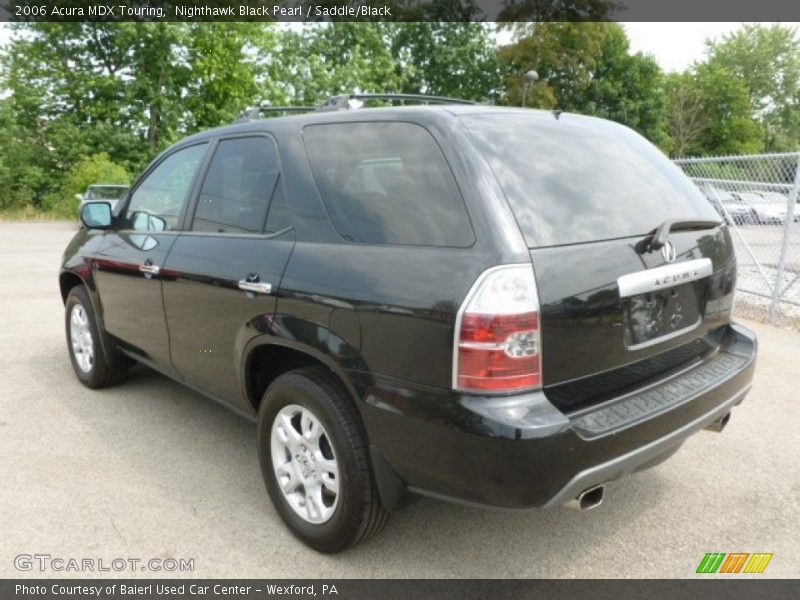 Nighthawk Black Pearl / Saddle/Black 2006 Acura MDX Touring