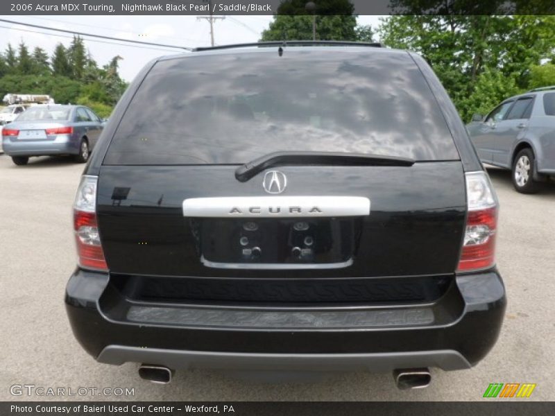 Nighthawk Black Pearl / Saddle/Black 2006 Acura MDX Touring