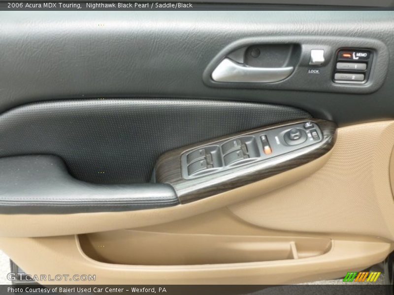 Nighthawk Black Pearl / Saddle/Black 2006 Acura MDX Touring
