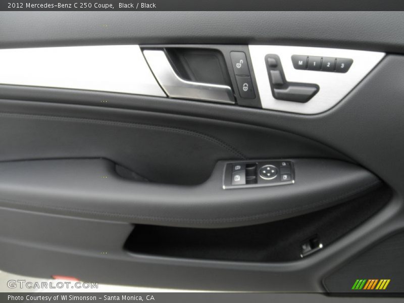 Black / Black 2012 Mercedes-Benz C 250 Coupe