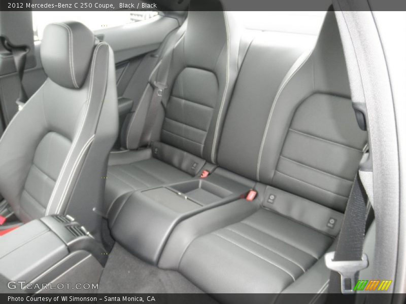 Black / Black 2012 Mercedes-Benz C 250 Coupe