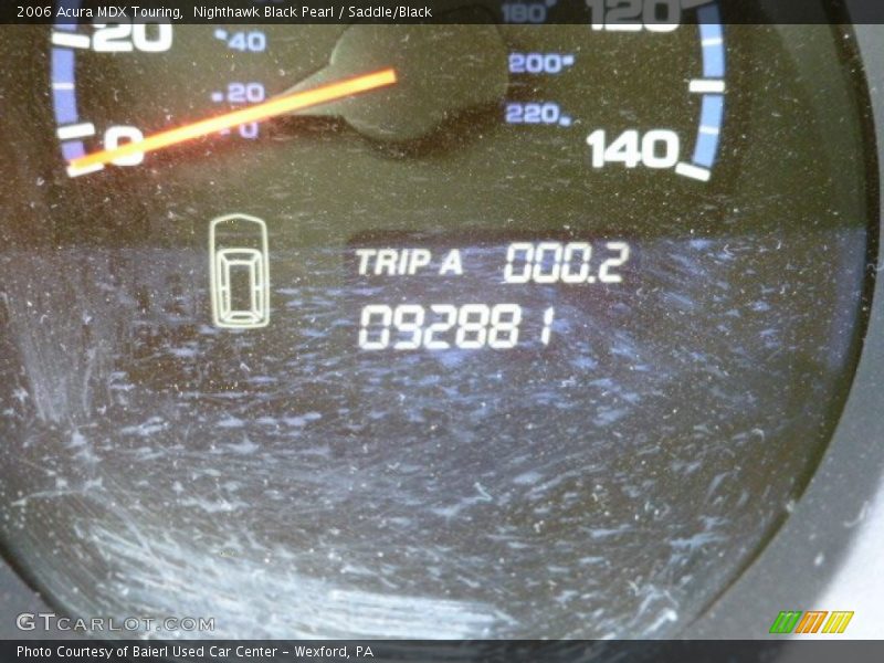 Nighthawk Black Pearl / Saddle/Black 2006 Acura MDX Touring