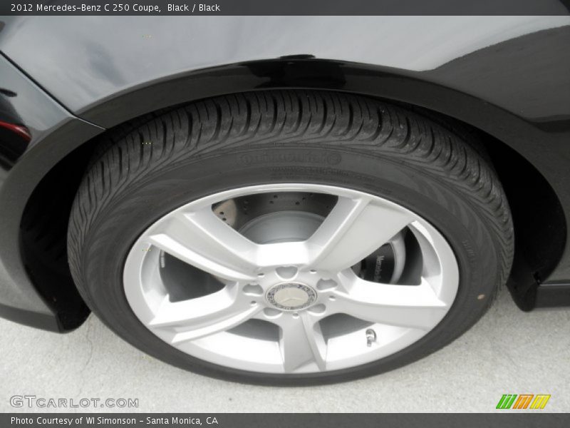 Black / Black 2012 Mercedes-Benz C 250 Coupe