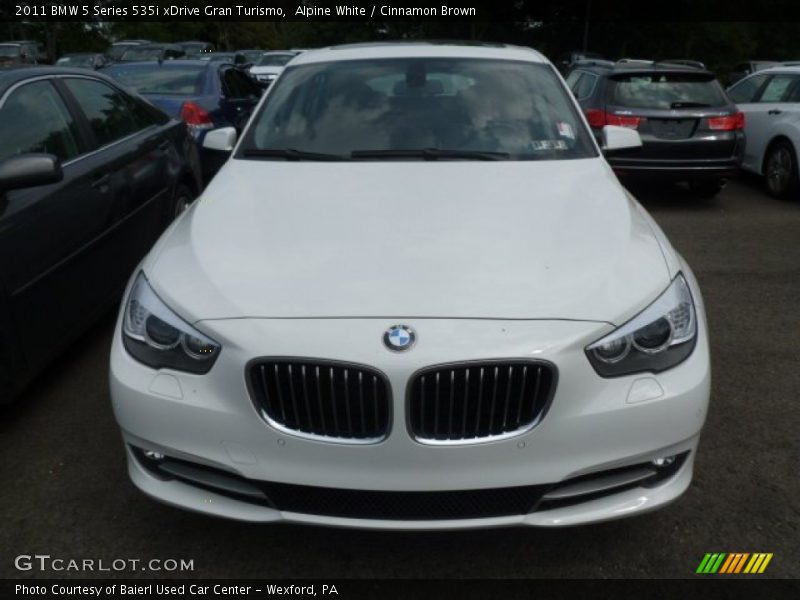 Alpine White / Cinnamon Brown 2011 BMW 5 Series 535i xDrive Gran Turismo