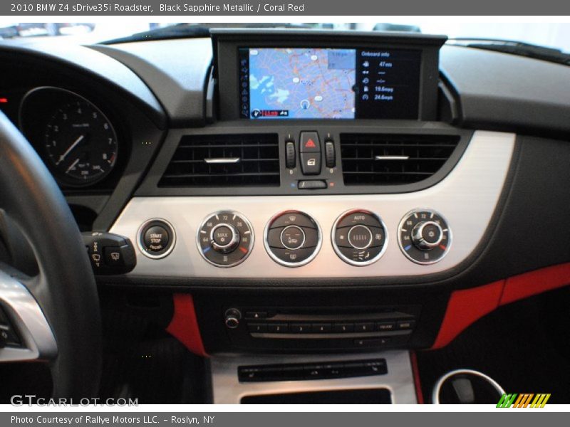 Controls of 2010 Z4 sDrive35i Roadster