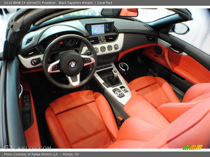 Coral Red Interior - 2010 Z4 sDrive35i Roadster 