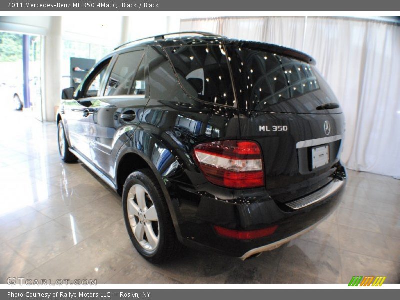 Black / Black 2011 Mercedes-Benz ML 350 4Matic