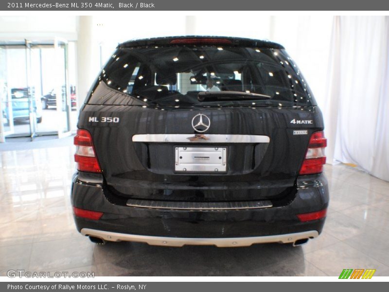 Black / Black 2011 Mercedes-Benz ML 350 4Matic