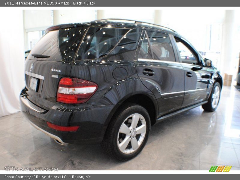 Black / Black 2011 Mercedes-Benz ML 350 4Matic
