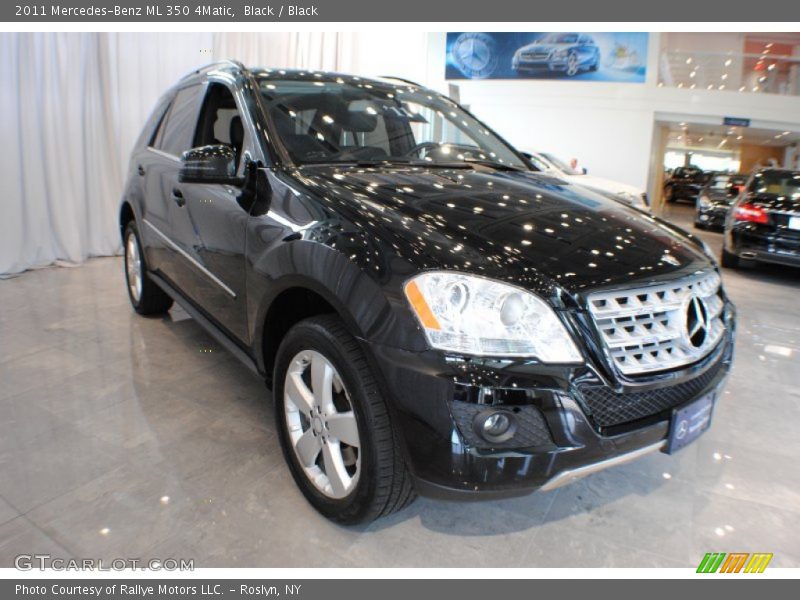 Black / Black 2011 Mercedes-Benz ML 350 4Matic