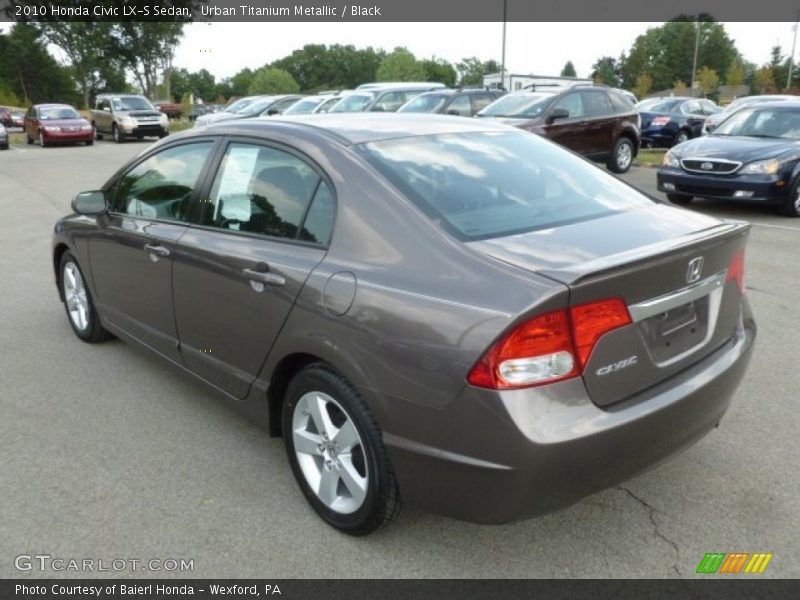 Urban Titanium Metallic / Black 2010 Honda Civic LX-S Sedan