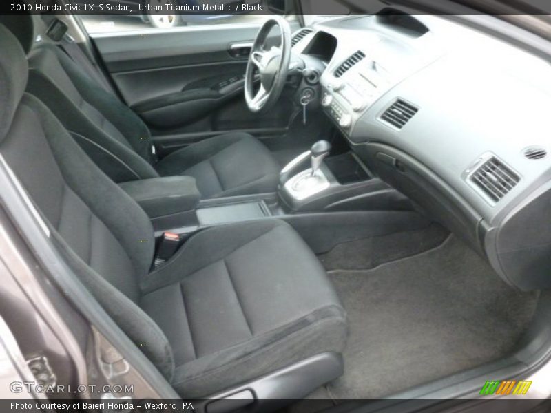 Urban Titanium Metallic / Black 2010 Honda Civic LX-S Sedan