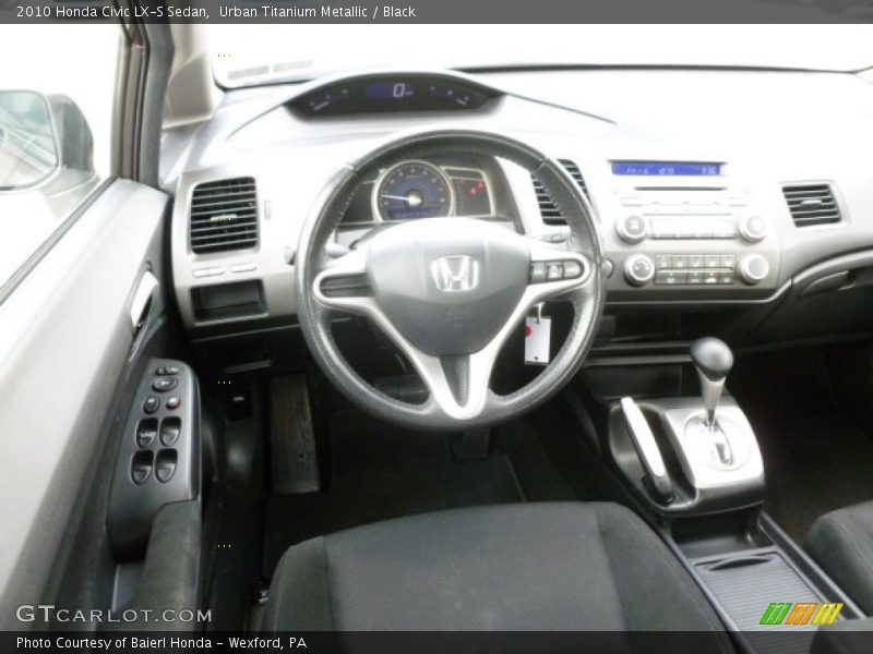 Urban Titanium Metallic / Black 2010 Honda Civic LX-S Sedan