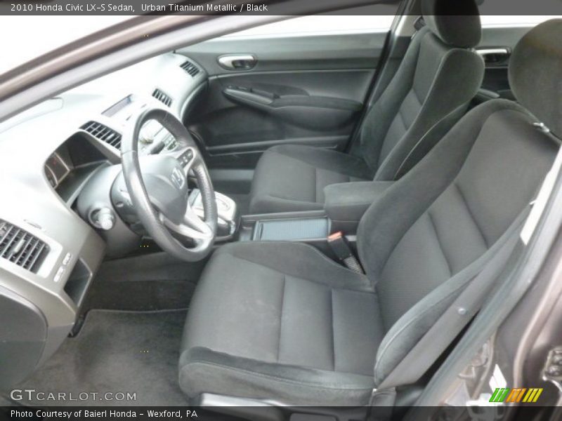 Urban Titanium Metallic / Black 2010 Honda Civic LX-S Sedan
