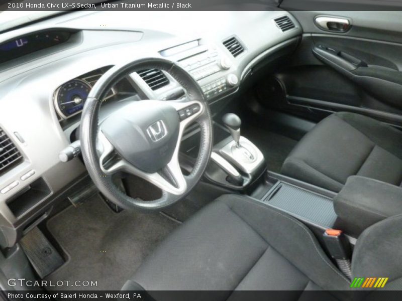 Urban Titanium Metallic / Black 2010 Honda Civic LX-S Sedan