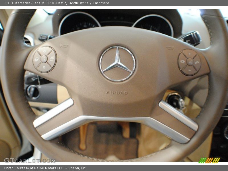 Arctic White / Cashmere 2011 Mercedes-Benz ML 350 4Matic