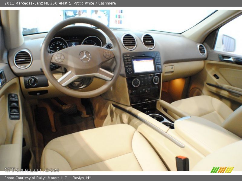 Arctic White / Cashmere 2011 Mercedes-Benz ML 350 4Matic