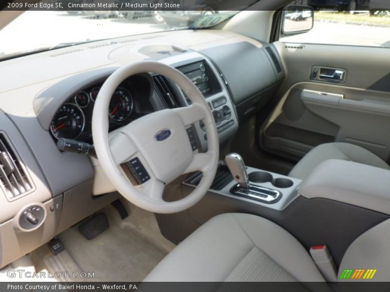 Medium Light Stone Interior - 2009 Edge SE 