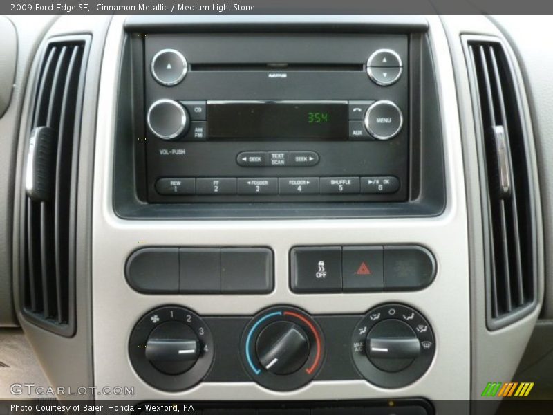 Controls of 2009 Edge SE