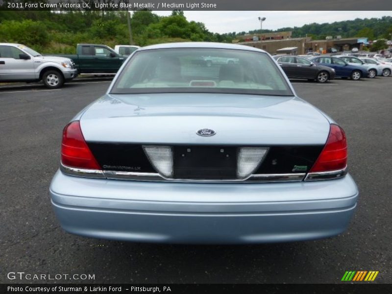 Light Ice Blue Metallic / Medium Light Stone 2011 Ford Crown Victoria LX