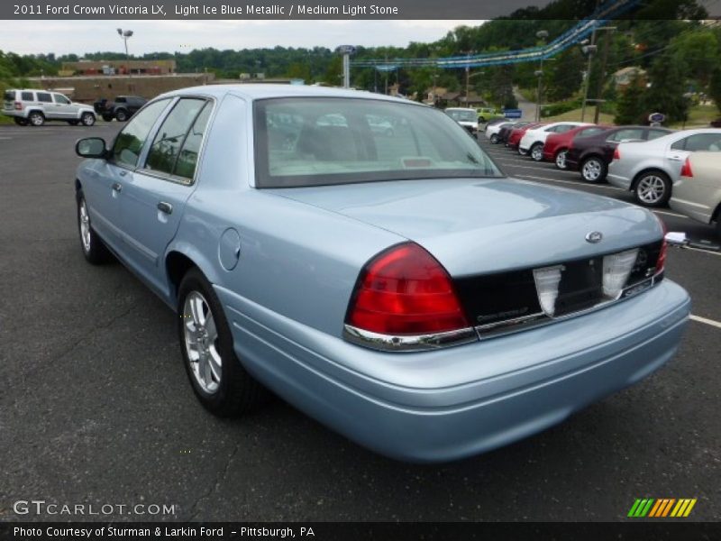 Light Ice Blue Metallic / Medium Light Stone 2011 Ford Crown Victoria LX