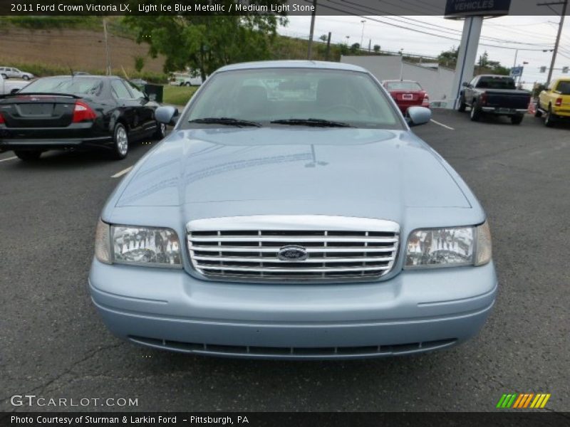 Light Ice Blue Metallic / Medium Light Stone 2011 Ford Crown Victoria LX