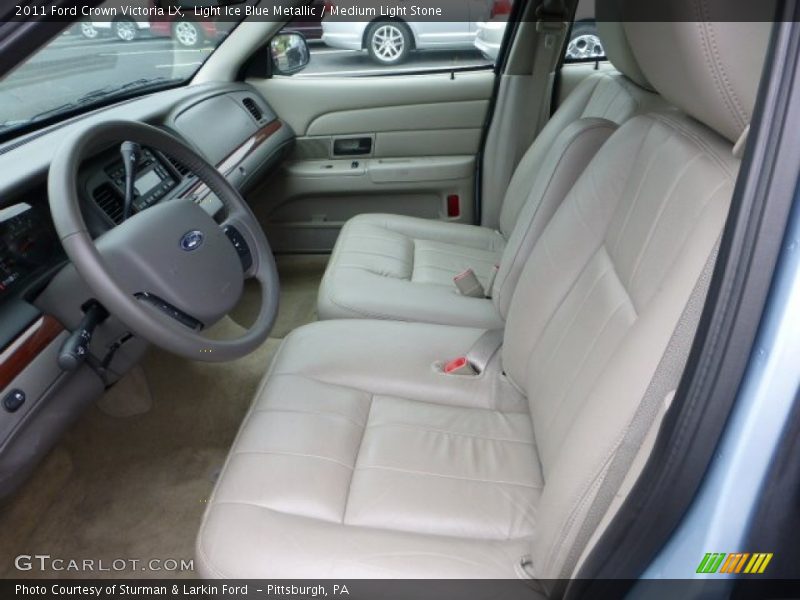 Front Seat of 2011 Crown Victoria LX