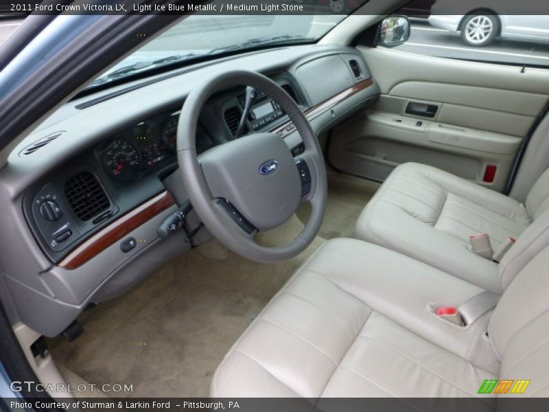 Medium Light Stone Interior - 2011 Crown Victoria LX 