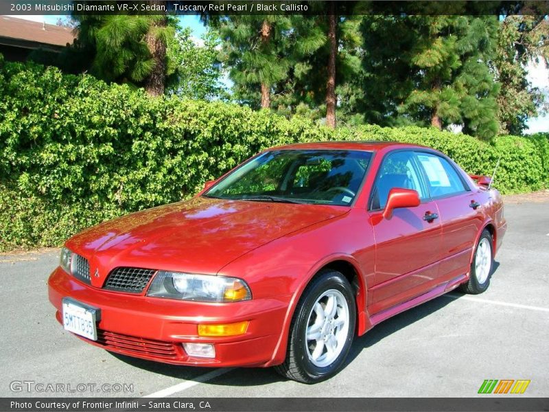 Tuscany Red Pearl / Black Callisto 2003 Mitsubishi Diamante VR-X Sedan