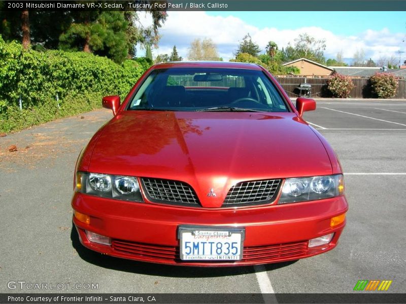 Tuscany Red Pearl / Black Callisto 2003 Mitsubishi Diamante VR-X Sedan