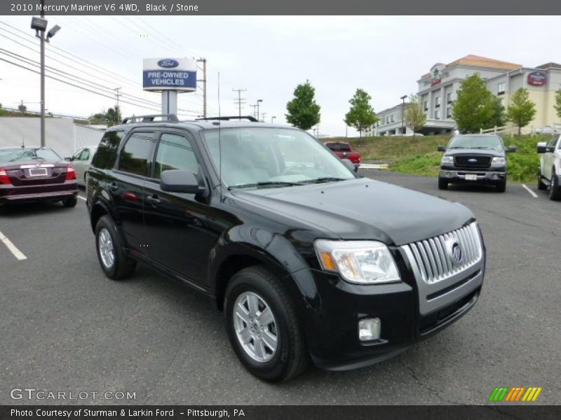 Black / Stone 2010 Mercury Mariner V6 4WD