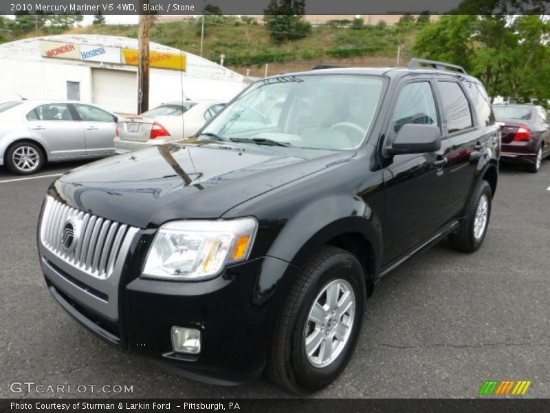 Black / Stone 2010 Mercury Mariner V6 4WD