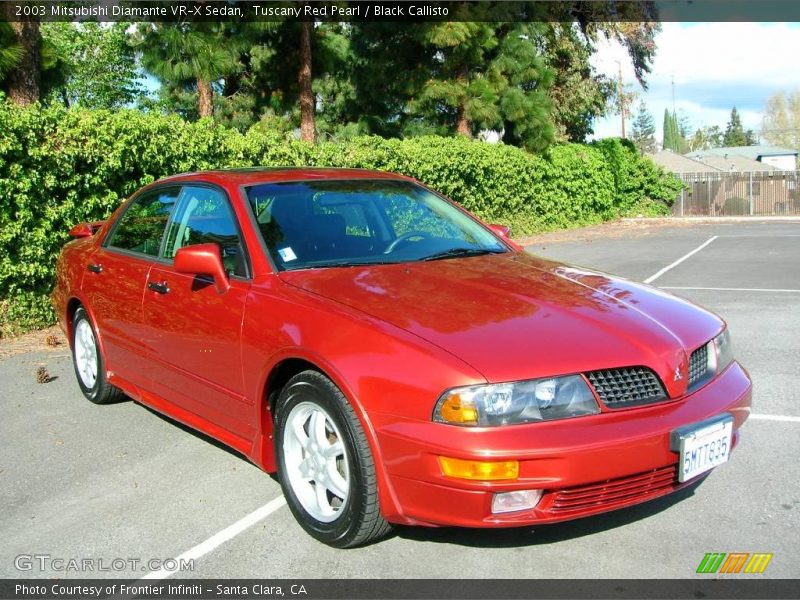 Tuscany Red Pearl / Black Callisto 2003 Mitsubishi Diamante VR-X Sedan