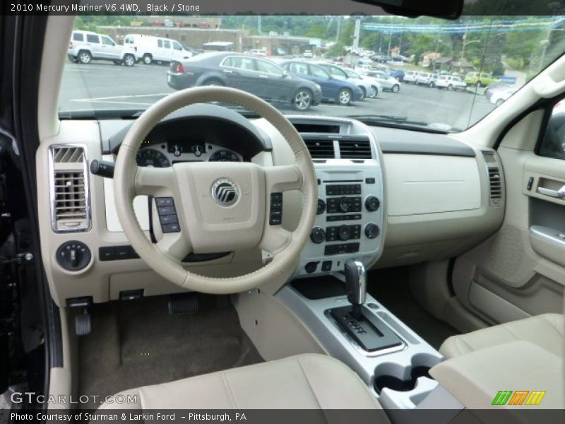 Black / Stone 2010 Mercury Mariner V6 4WD