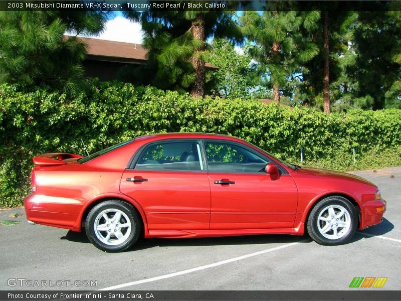 Tuscany Red Pearl / Black Callisto 2003 Mitsubishi Diamante VR-X Sedan