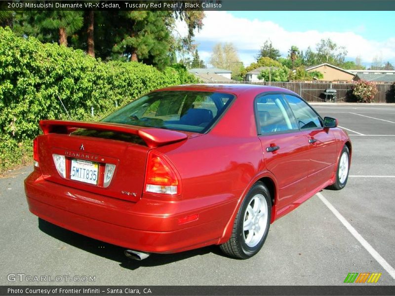 Tuscany Red Pearl / Black Callisto 2003 Mitsubishi Diamante VR-X Sedan