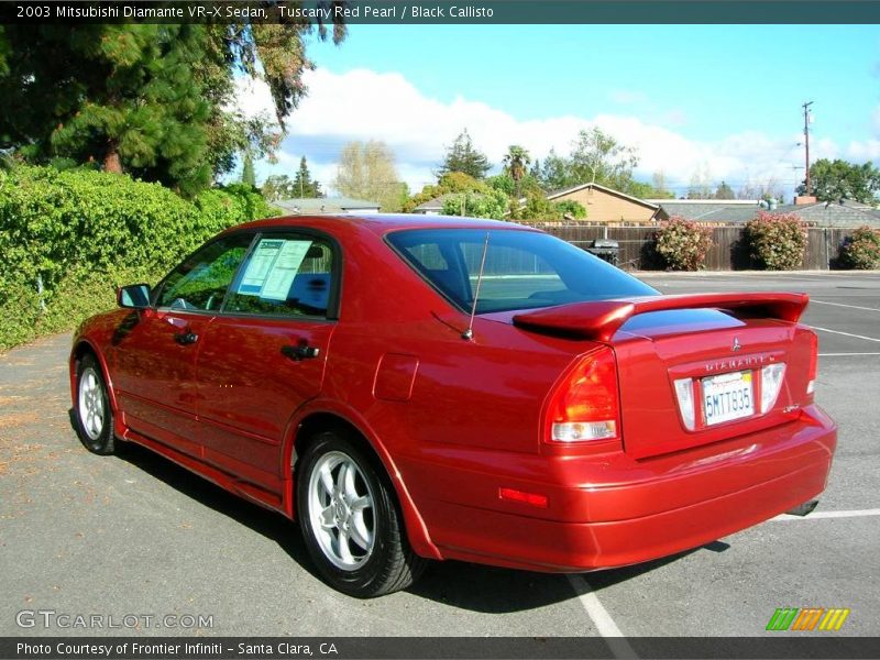 Tuscany Red Pearl / Black Callisto 2003 Mitsubishi Diamante VR-X Sedan