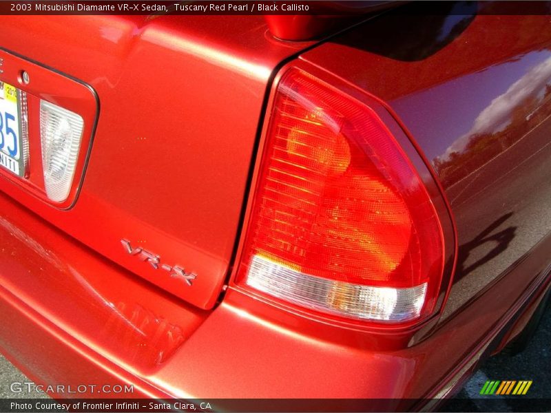 Tuscany Red Pearl / Black Callisto 2003 Mitsubishi Diamante VR-X Sedan